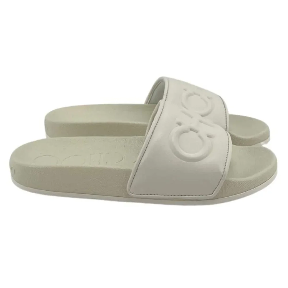 Jimmy Choo | Women's Azari/F Slides | Milk | Size 34 - Picture 3 of 6